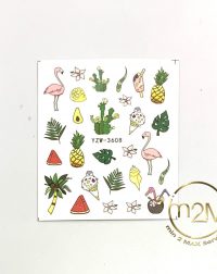 3D Waterslide Nail Stickers