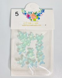 Light blue bear charm-$5