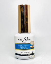 Cre8tion SOAK OFF GEL PEARL 01