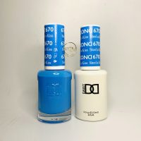 DND Duo Gel 670-Steel A Kiss