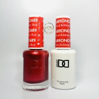 DND Duo Gel 689 - Red Ribbons