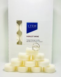 Merlot Wine Massage Candle